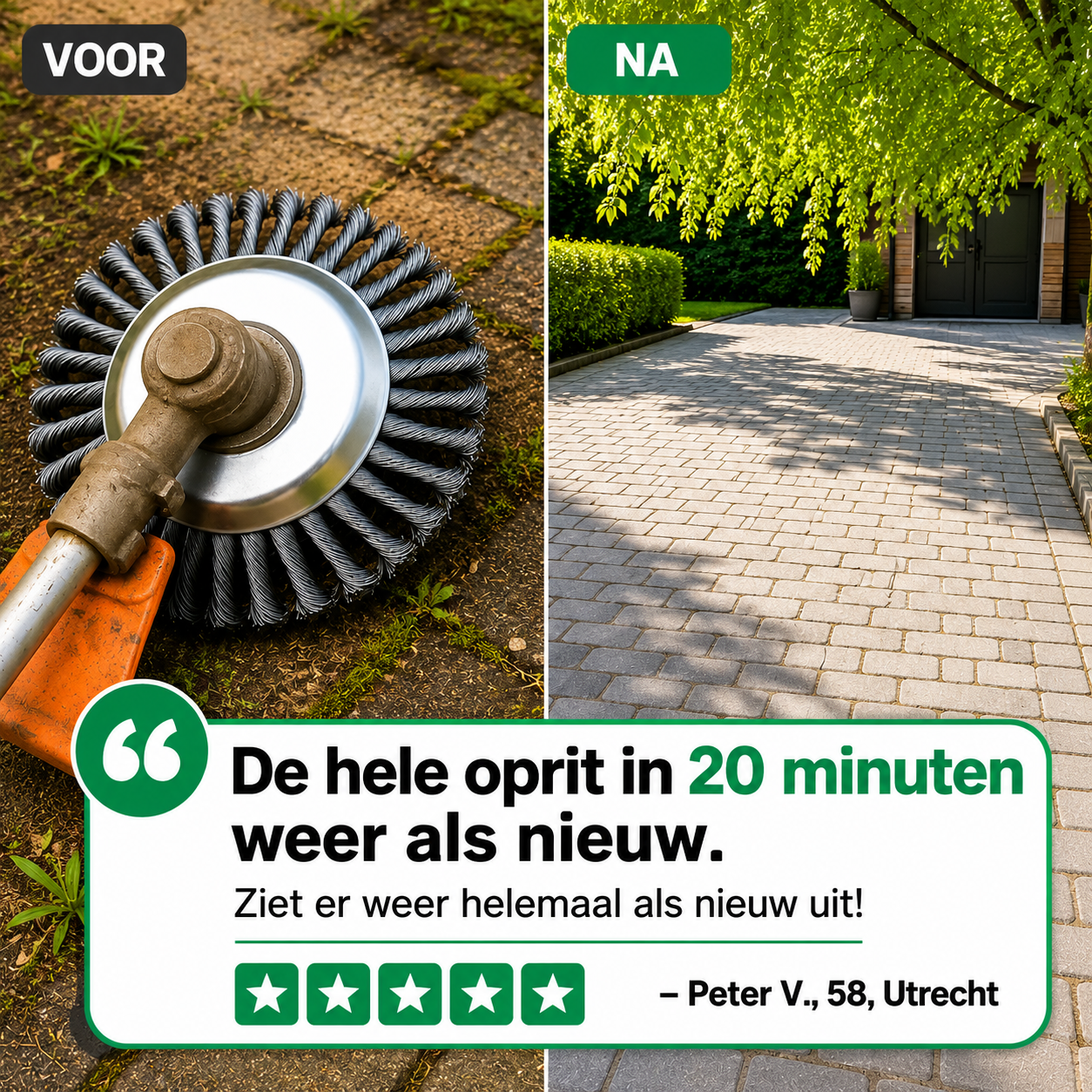 TuinTitan™ Extra Sterke Onkruidmaaierkop