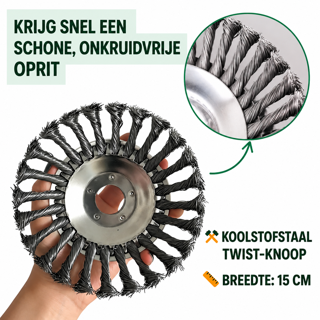 TuinTitan™ Extra Sterke Onkruidmaaierkop