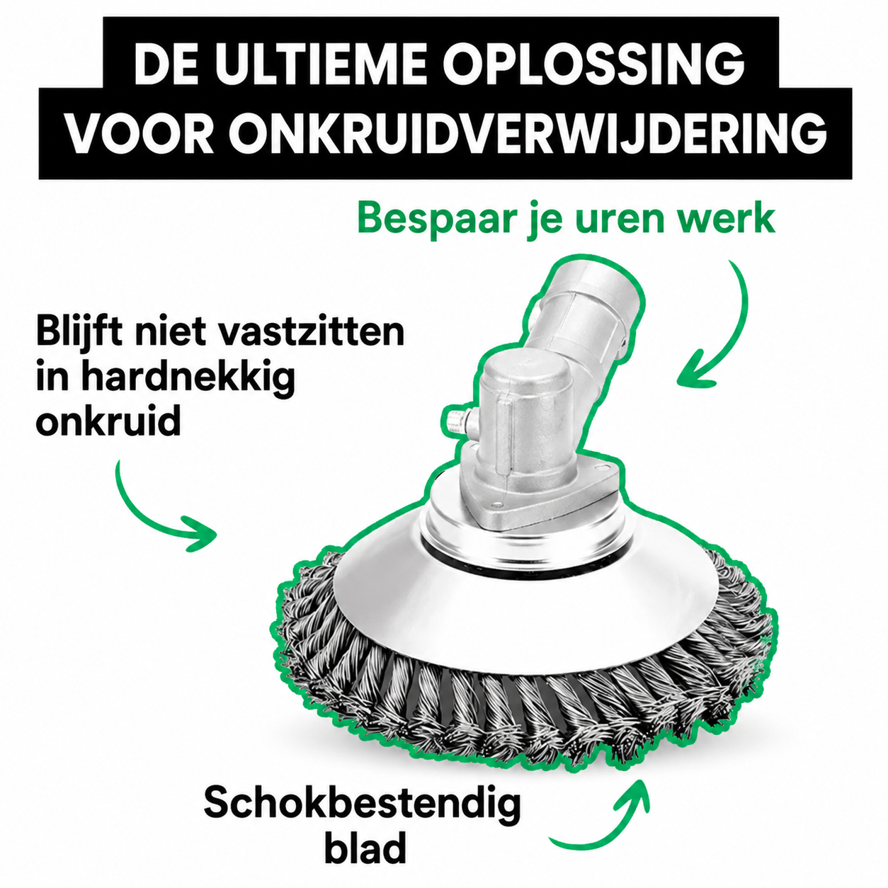 TuinTitan™ Extra Sterke Onkruidmaaierkop