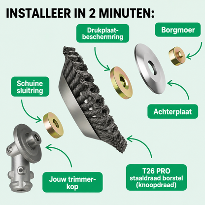TuinTitan™ Extra Sterke Onkruidmaaierkop